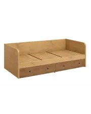 Łóżko z szufladami dąb cremona + dąb lefkas - Sevisso 10X w sklepie Edinos.pl