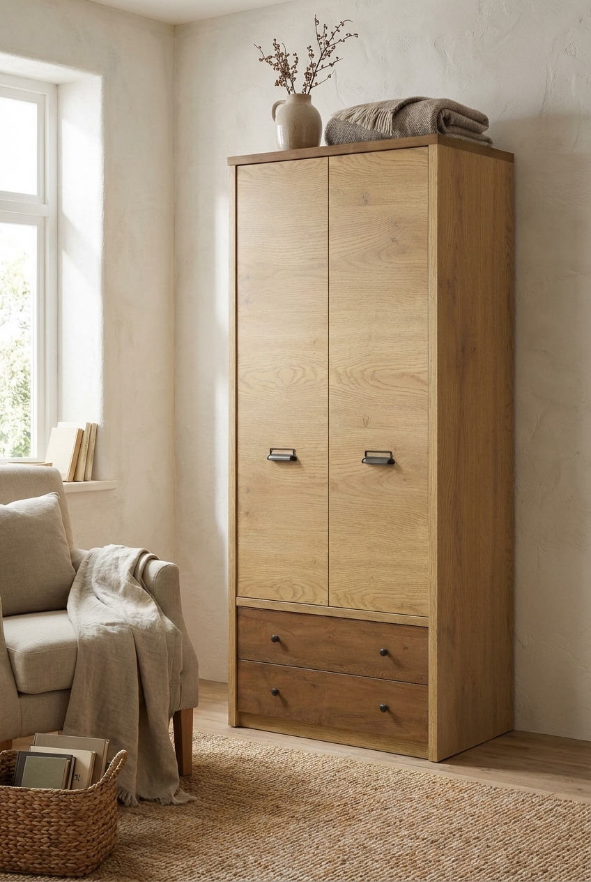 Wizualizacja szafy Sevisso 11X dąb cremona + dąb lefkas