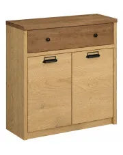 Komoda z szafką loft dąb cremona + dąb lefkas - Sevisso 14X w sklepie Edinos.pl