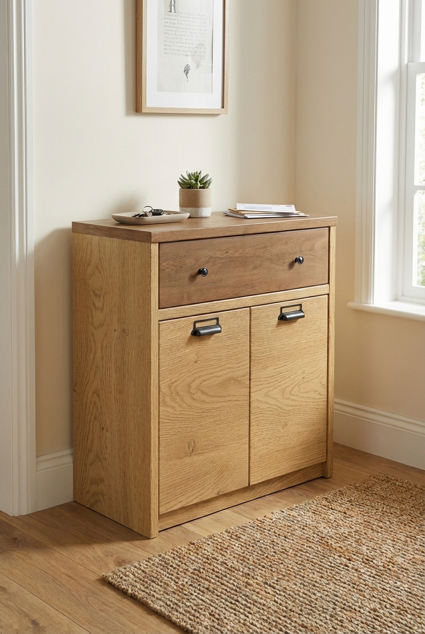 Wnętrze z komodą Sevisso 14X dąb cremona + dąb lefkas