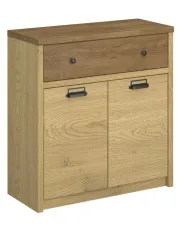 Komoda z szafką loft dąb cremona + dąb lefkas - Sevisso 14X w sklepie Edinos.pl