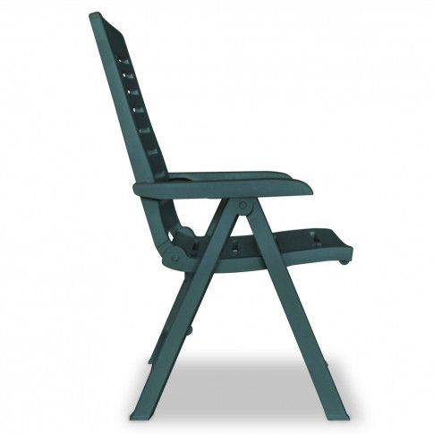 Bok zielonego krzesła ogrodowego Elexio 2Q