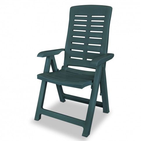 Zielone krzesło ogrodowe Elexio 2Q