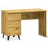 Skandynawskie biurko z szafką dąb artisan - Bilgo 8X