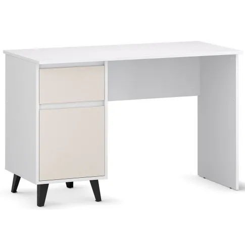 Biurko komputerowe biały + kaszmir Bilgo 8X