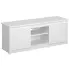 Biała szafka RTV do salonu skandynawskiego Sierra 17X