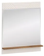 Lustro ścienne do przedpokoju kaszmir + dąb castello - Milox 14X w sklepie Edinos.pl