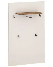 Wieszak ścienny z półką kaszmir + dąb castello - Milox 15X w sklepie Edinos.pl