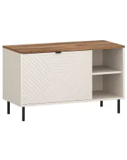 Szafka na buty na nóżkach kaszmir + dąb castello - Milox 20X w sklepie Edinos.pl