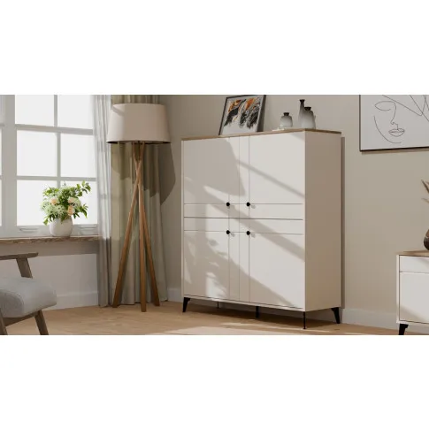 wizualizacka komody duzej na nóżkach Gazdos 3X