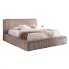 Jasnobrązowe łóżko tapicerowane 5 rozmiarów - Cordelio