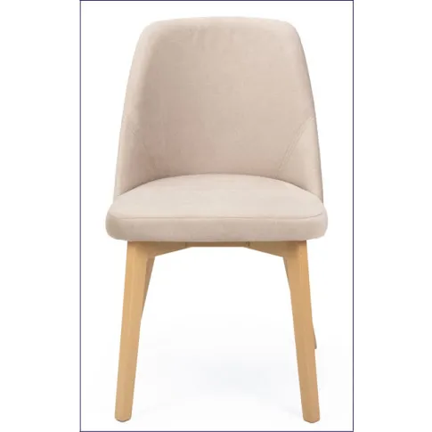 Zdjęcie beżowe drewniane krzesło dąb artisan Bentrix 4X | Edinos.pl