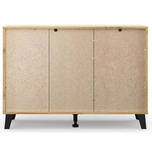 Duża komoda dąb artisan Bilgo 3X tył