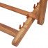 Szczegółowe zdjęcie nr 9 produktu Granatowy drewniany leżak plażowy - Inglis