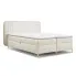 Kremowe welurowe łóżko z pojemnikami 4 rozmiary - Averell