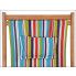 Zdjęcie kolorowy drewniany składany leżak plażowy Inglis - sklep Edinos.pl