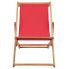 Szczegółowe zdjęcie nr 4 produktu Czerwony leżak plażowy - Inglis 2X