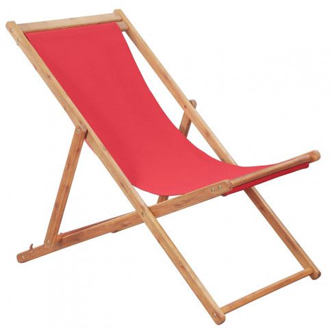 Zdjęcie produktu Czerwony leżak plażowy - Inglis 2X.