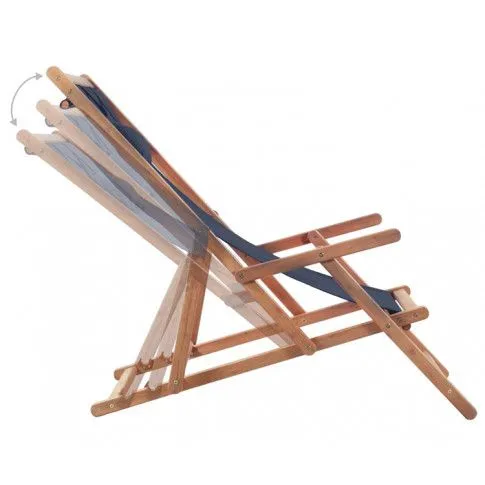 Szczegółowe zdjęcie nr 8 produktu Szary składany leżak na plażę - Kane 2X