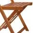 Szczegółowe zdjęcie nr 9 produktu Zestaw drewnianych krzeseł ogrodowych 2 szt. Emert - brązowy