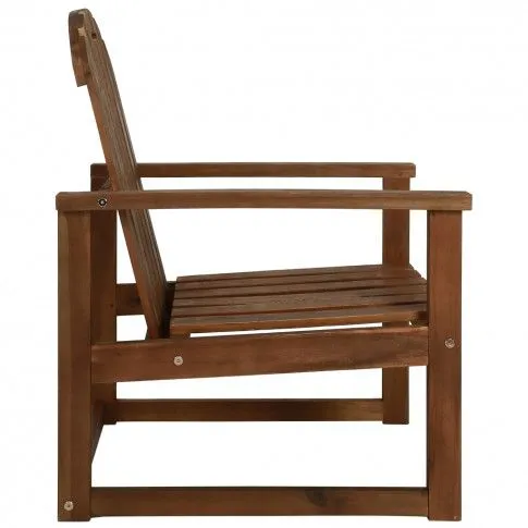 Szczegółowe zdjęcie nr 4 produktu Zestaw drewnianych krzeseł ogrodowych - Miris
