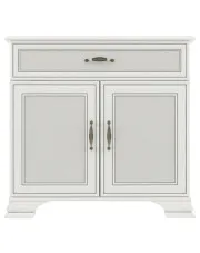 Komoda klasyczna z szafką i szufladą fineline crema - Traviosa 3X w sklepie Edinos.pl