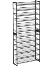 Metalowy wysoki regał na buty - Kerima 4X w sklepie Edinos.pl