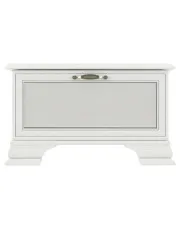 Niska wąska szafka na buty do przedpokoju na buty fineline crema - Traviosa 14X w sklepie Edinos.pl