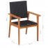Szczegółowe zdjęcie nr 6 produktu Zestaw krzeseł ogrodowych Regia - czarno-brązowy