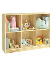 Drewniany regał na zabawki - Jevi 6X w sklepie Edinos.pl