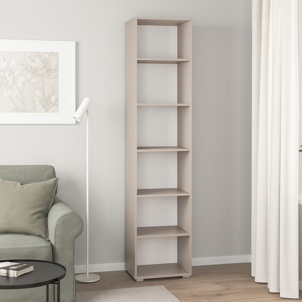 Wnętrze z kaszmirowym regałem Aneris 3X