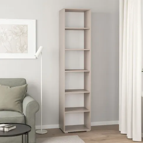 Salon z wykorzystaniem regału wysokiego Aneris 3X