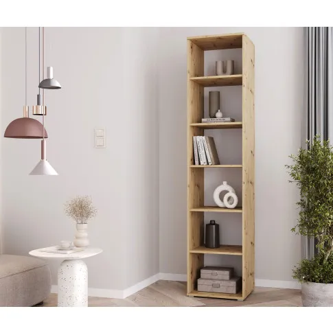 Wnętrze z regałem dąb artisan Aneris 3X