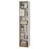 Wąski regał do salonu 40 cm kaszmir - Aneris 3X