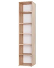 Wysoki regał skandynawski 50 cm dąb sonoma - Aneris 3X w sklepie Edinos.pl