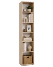 Regał biurowy 40 cm dąb sonoma - Aneris 4X w sklepie Edinos.pl