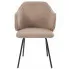 Beżowe sztruksowe krzesło Lierra 3X