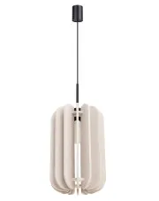 Beżowa wisząca lampa z filcu M157- Ladin w sklepie Edinos.pl