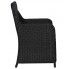 Szczegółowe zdjęcie nr 7 produktu Fotele polirattanowe ogrodowe Grafton 2 szt - czarne