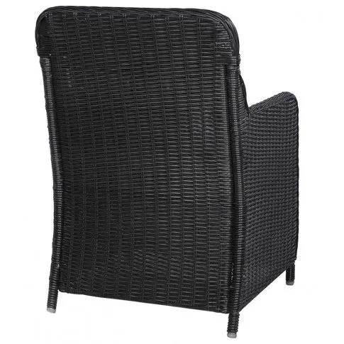 Szczegółowe zdjęcie nr 6 produktu Fotele polirattanowe ogrodowe Grafton 2 szt - czarne