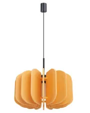 Żółta wisząca lampa z filcu M158-Ladin w sklepie Edinos.pl