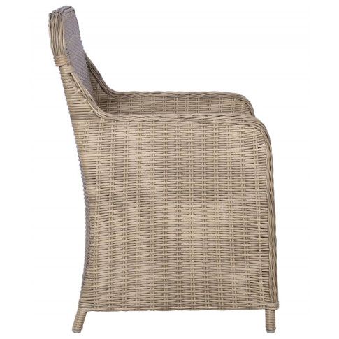 Szczegółowe zdjęcie nr 8 produktu Krzesła ogrodowe z poduszkami Grafton 2 szt - brąz