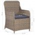 Szczegółowe zdjęcie nr 10 produktu Krzesła ogrodowe z poduszkami Grafton 2 szt - brąz
