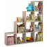 Zdjęcie produktu Schodkowy regał dziecięcy na zabawki dąb sonoma - Cesaro 5X.