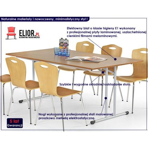 Fotografia Konferencyjny stół Lerix 90 cm - 2 kolory z kategorii Pracownia i biuro