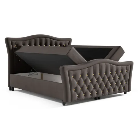 Łóżko Belvarinne z otwartymi pojemnikami 