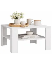 Nowoczesny biały stolik kawowy - Kopis w sklepie Edinos.pl
