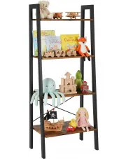 Loftowy dziecięcy regał stojący na zabawki - Cassine 4X w sklepie Edinos.pl