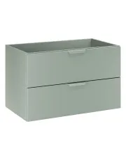 Jasnozielona szafka łazienkowa pod umywalkę - Verdessa 3X 80 cm w sklepie Edinos.pl
