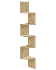 Półka wisząca narożna dąb artisan- Goldora w sklepie Edinos.pl
